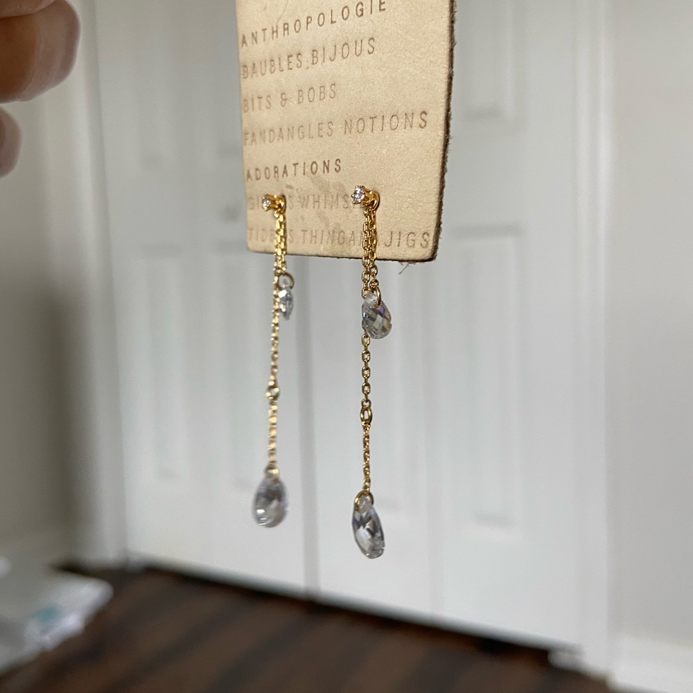 ANTHROPOLOGIE | Lila Drop Earrings - Picture 5 of 5